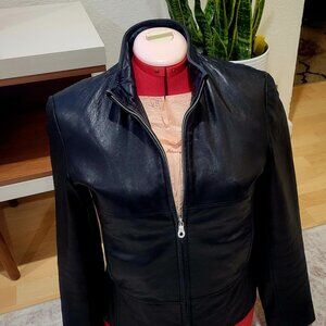 Women's Black Leather Jacket